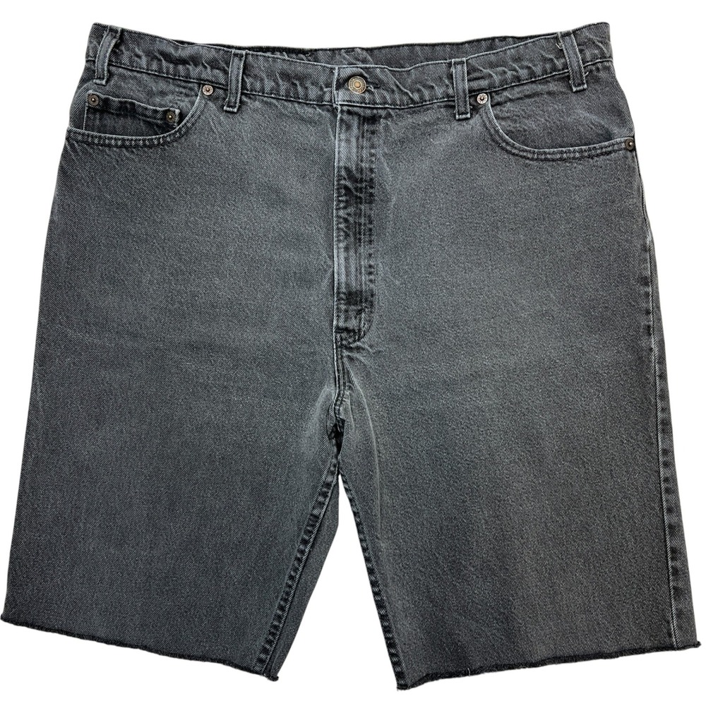 Levi's 540 Dad Jean Shorts 42 Gray‎ Cutoffs Vtg 1991 USA Relaxed Grunge Jorts